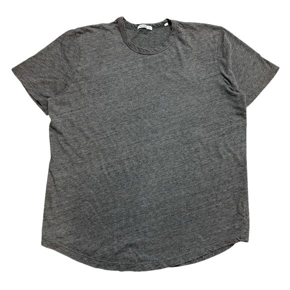 Buck Mason Curved Hem Slub Cotton Short Sleeve T Shirt Men's XL Minimalist - Picture 1 of 9